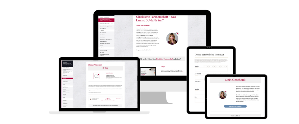 Glückliche Partnerschaft: Mockup